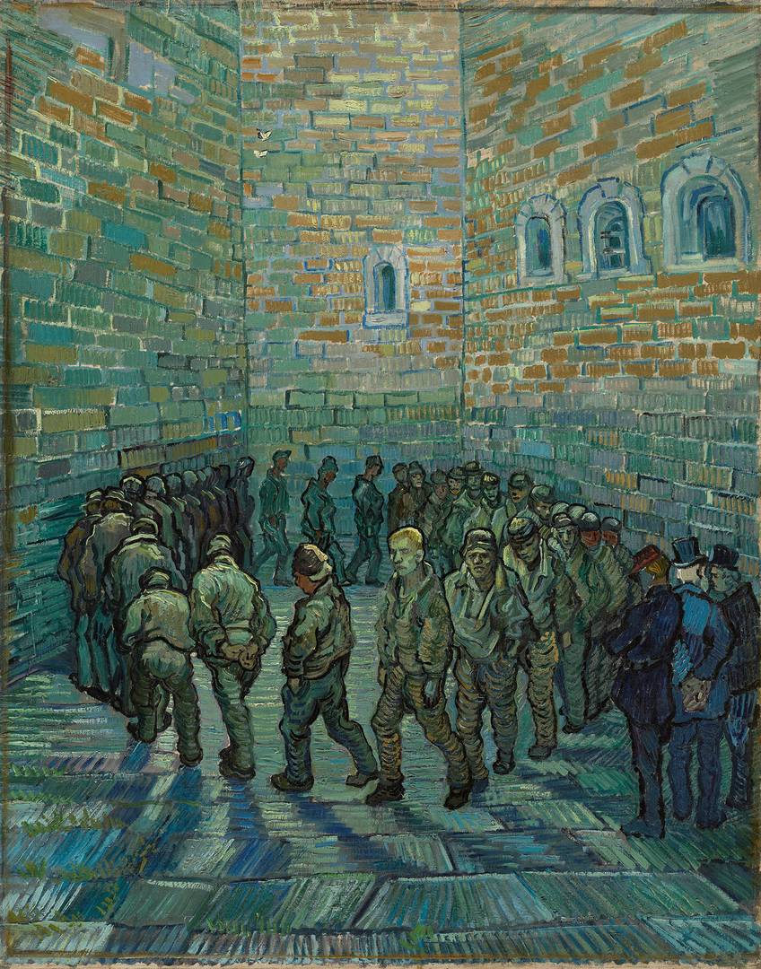 Винсент ван Гог. Прогулка заключенных. 1890