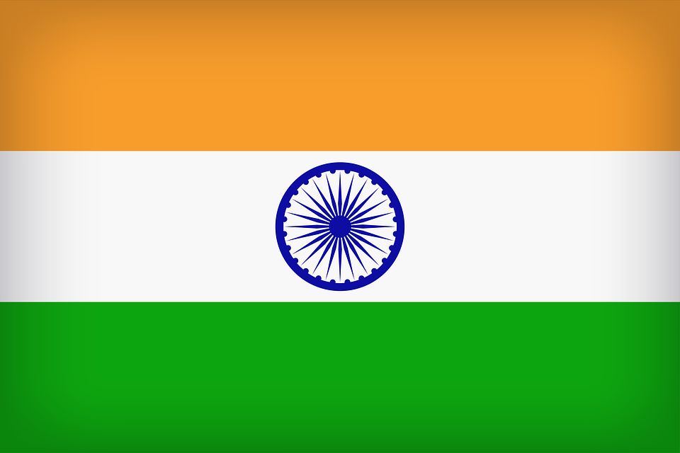 флаг индии, страны, фон
