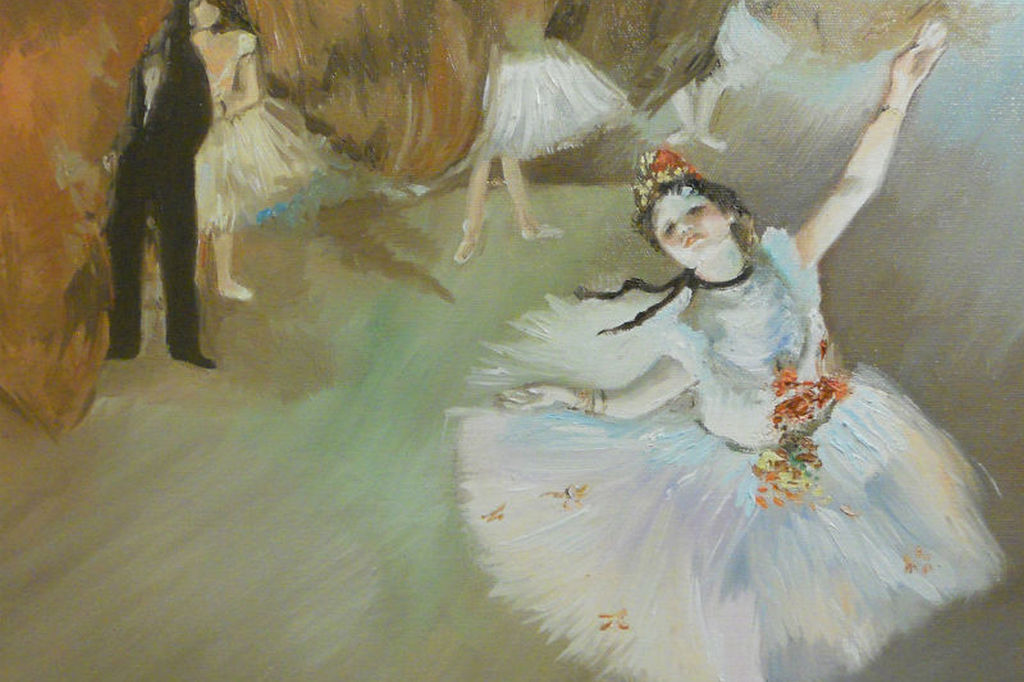 Эдгар Дега. Звезда балета (фрагмент). 1876—1878