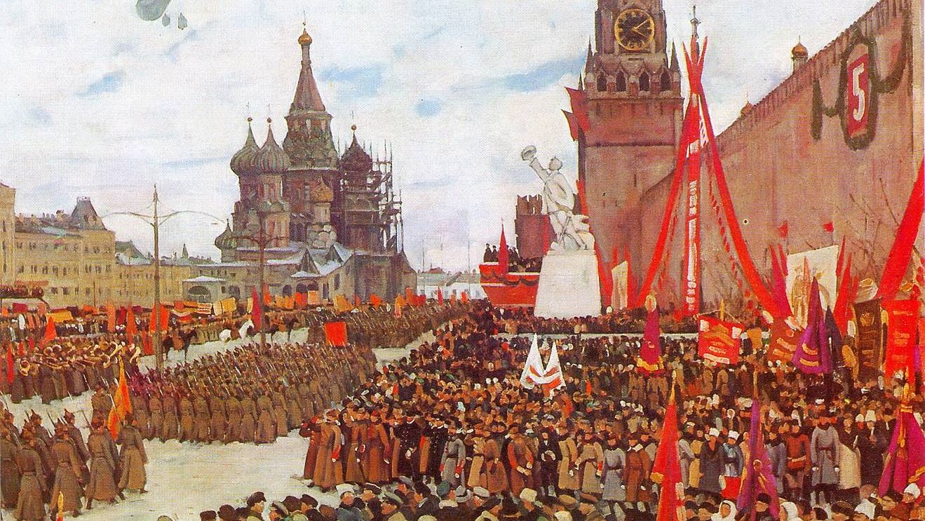Константин Юон. Парад Красной Армии. 1923