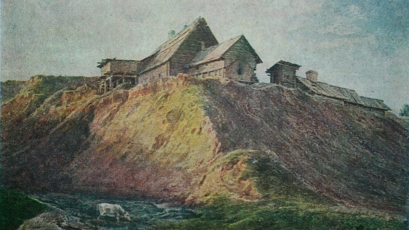 Карл Гун. Обрыв. 1872. Национальный Художественный музей, Рига