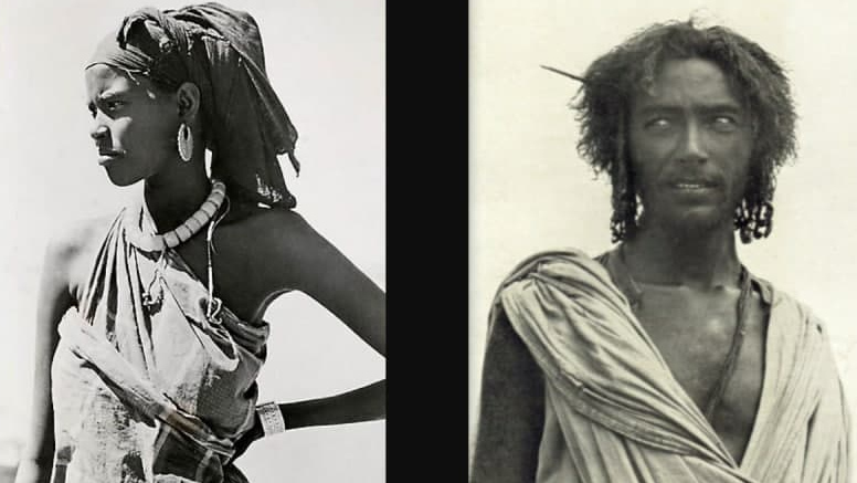 Сомалийская женщина и мужчина афар