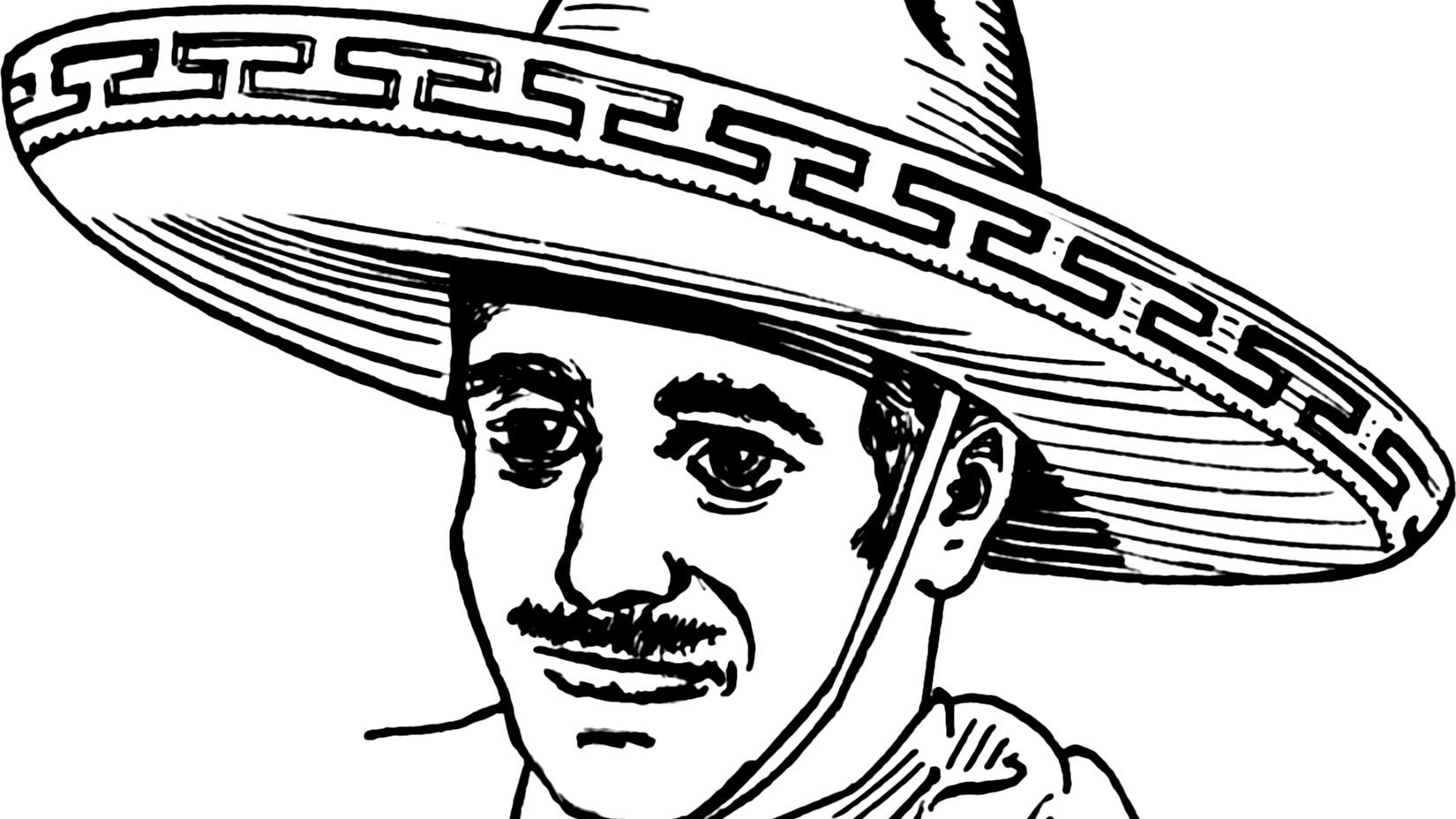 Мексиканец в сомбреро