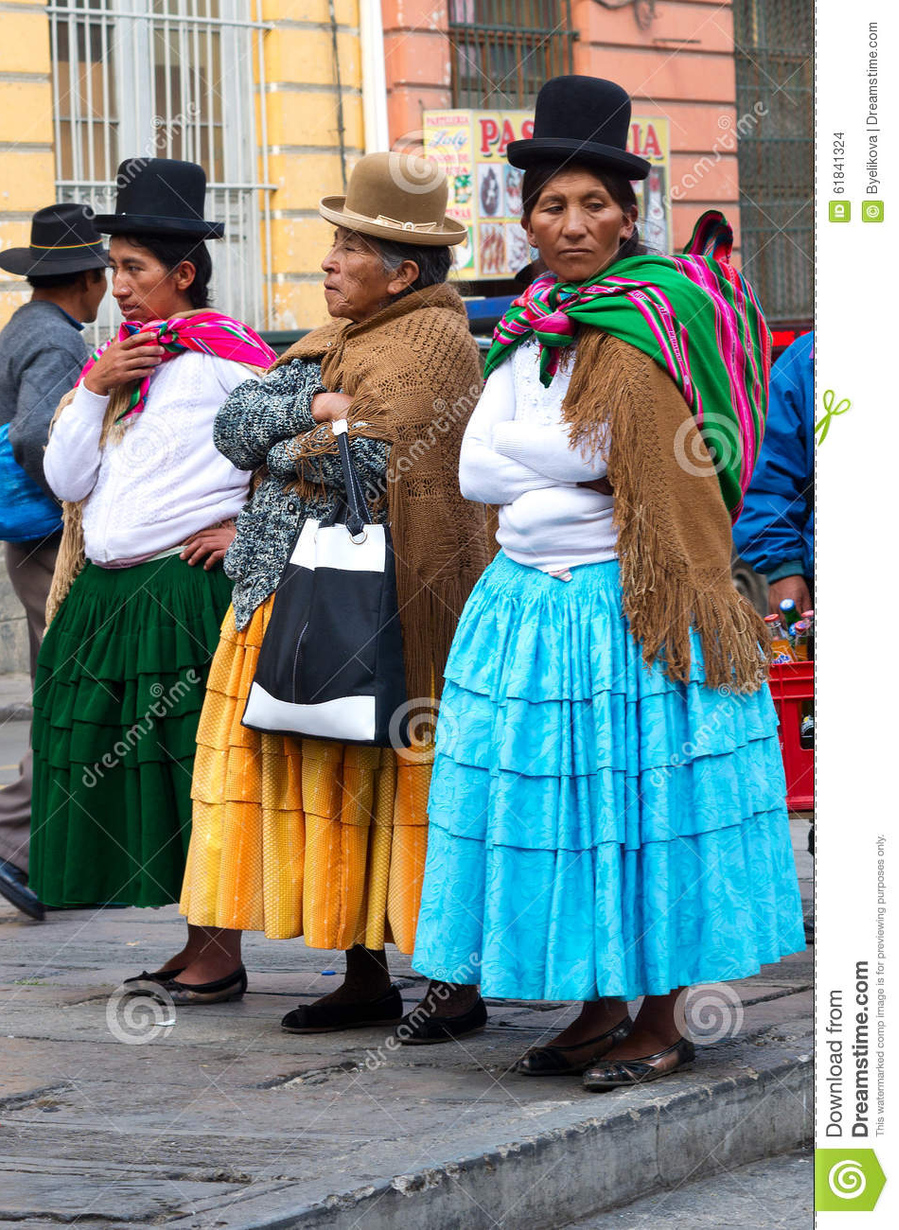 Боливийские женщины.