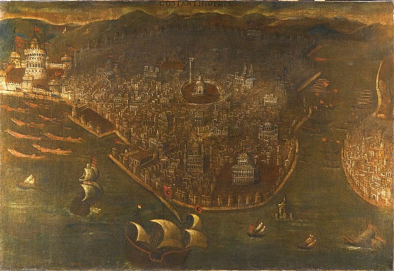 Падение Константинополя. Неизвестный венецианский художник кон. XV — нач. XVI в.