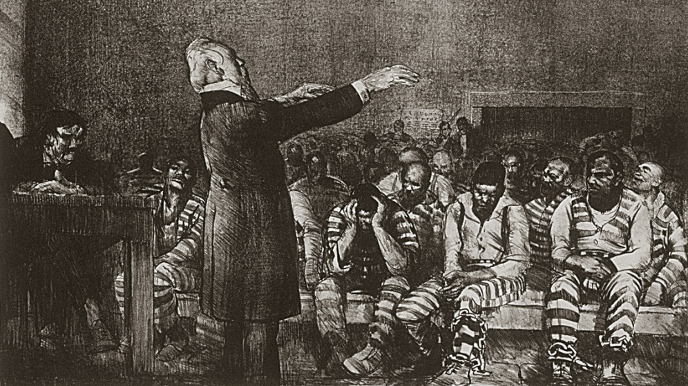 Джордж Уэсли Беллоуз. Благословение заключенных. Джорджия. 1916
