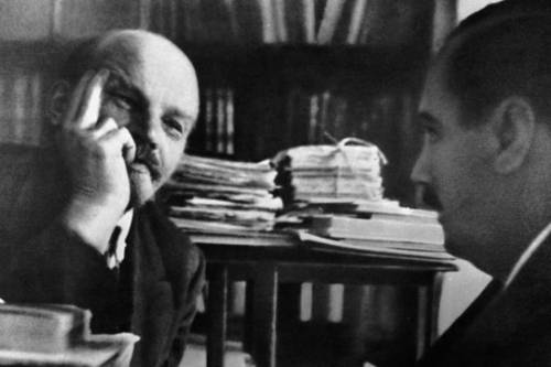 Ленин беседует с Гербертом Уэллсом