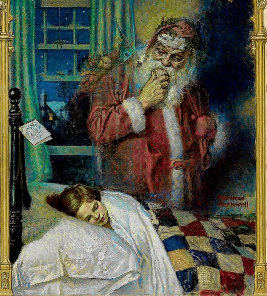 Норман Роквелл. Санта Клаус. 1921