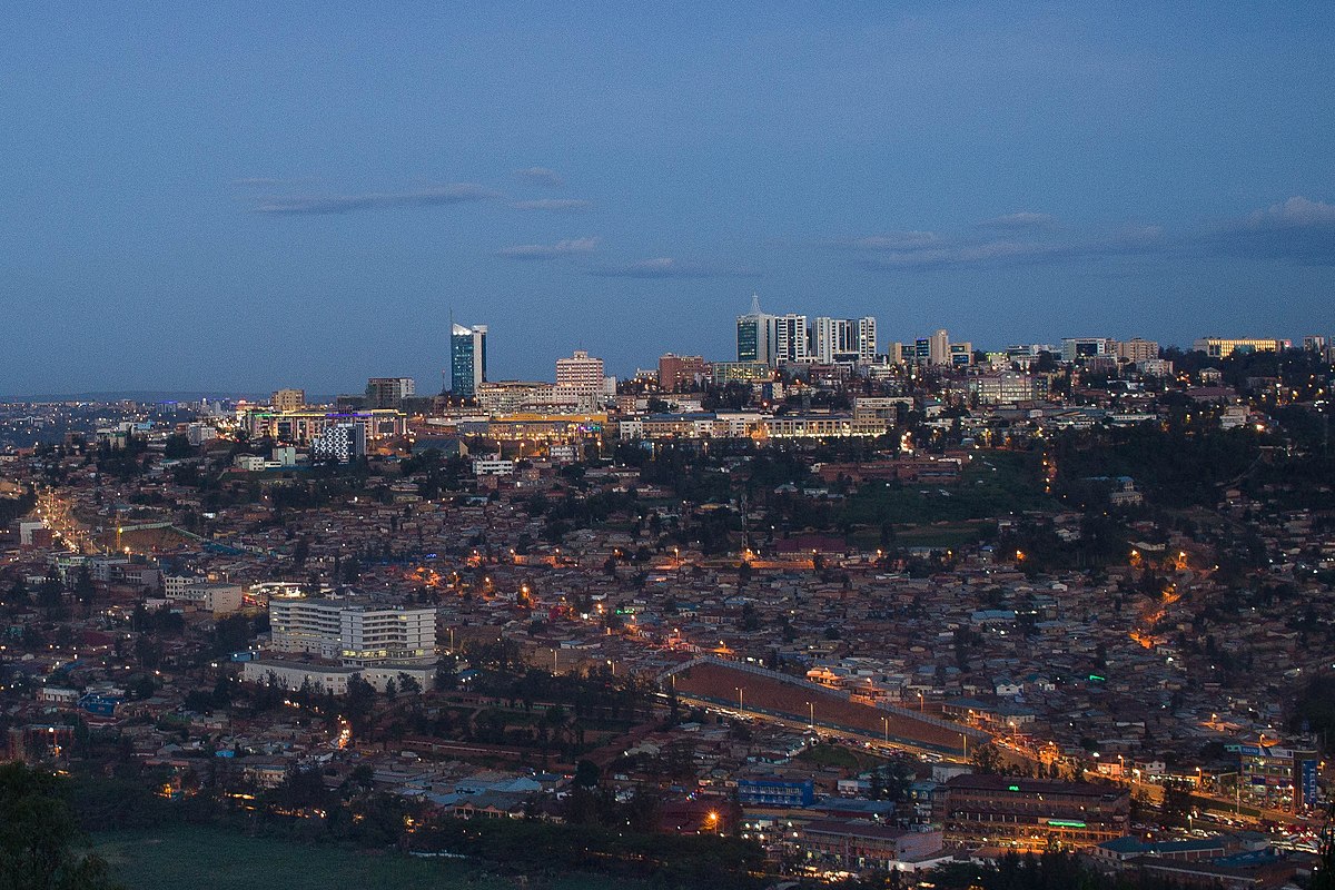 Кигали, столица Руанды.