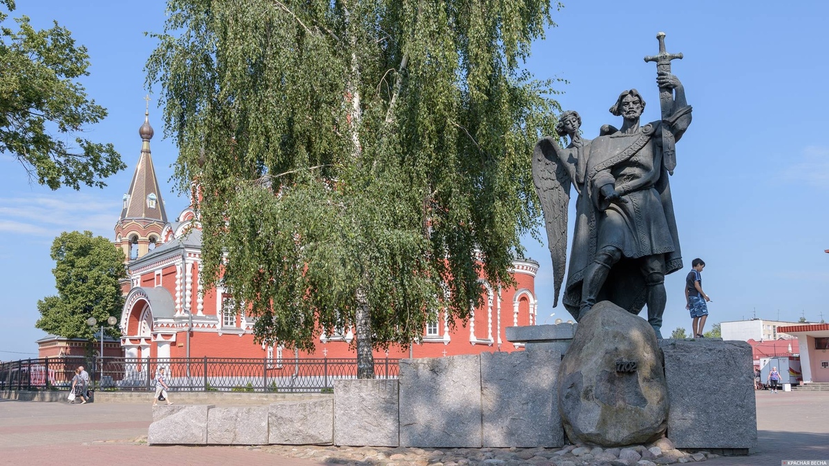 Памятник основателю города князю Борису Всеславичу, Борисов, Белоруссия