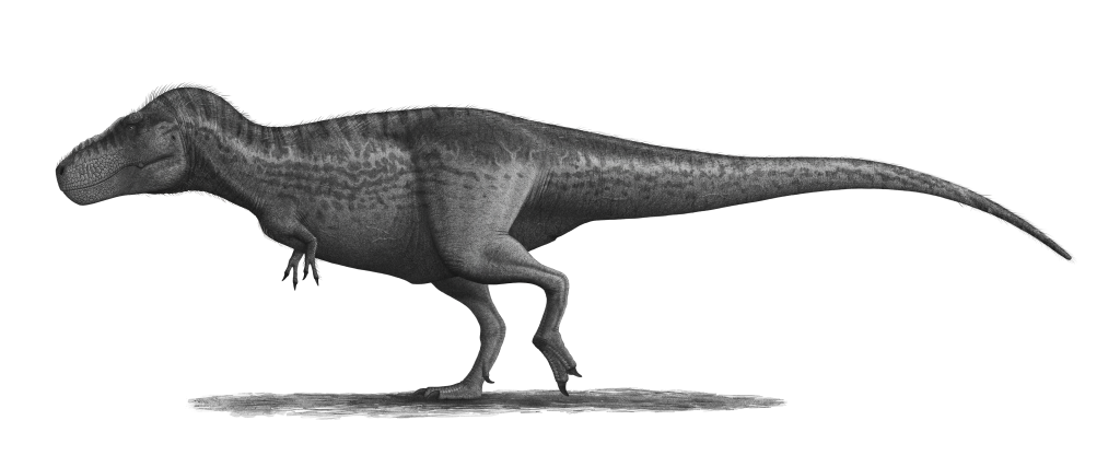 Реконструкция внешнего облика динозавра Tyrannosaurus rex