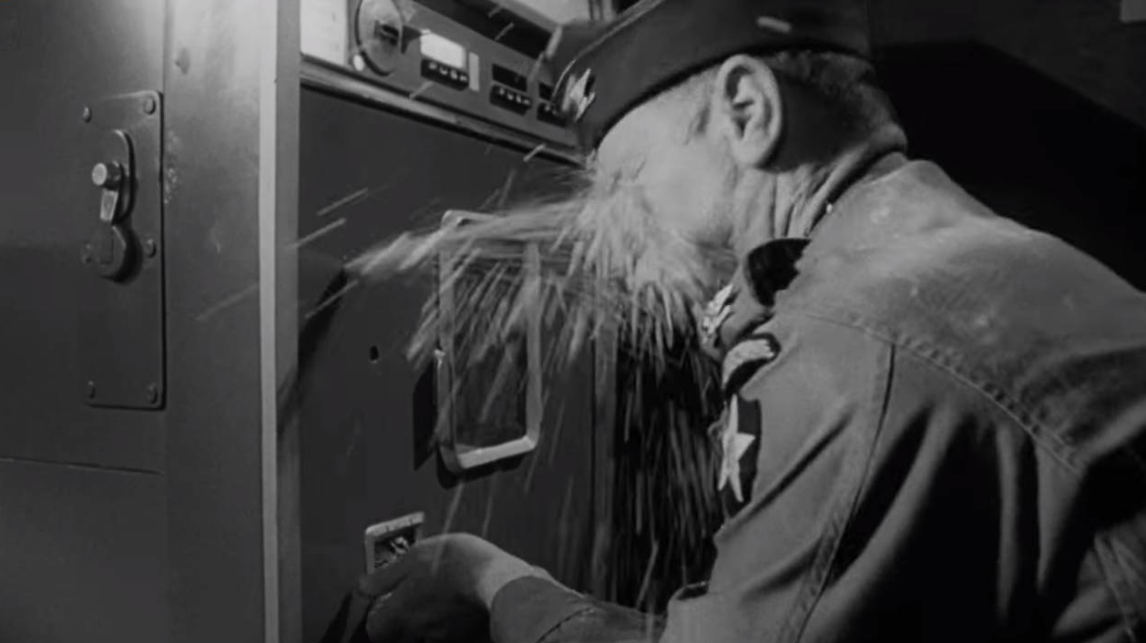 Цитата их кф «Доктор Стрейнджлав или Как я перестал бояться и полюбил бомбу», реж. Стэнли Кубрик, США, 1964 год
