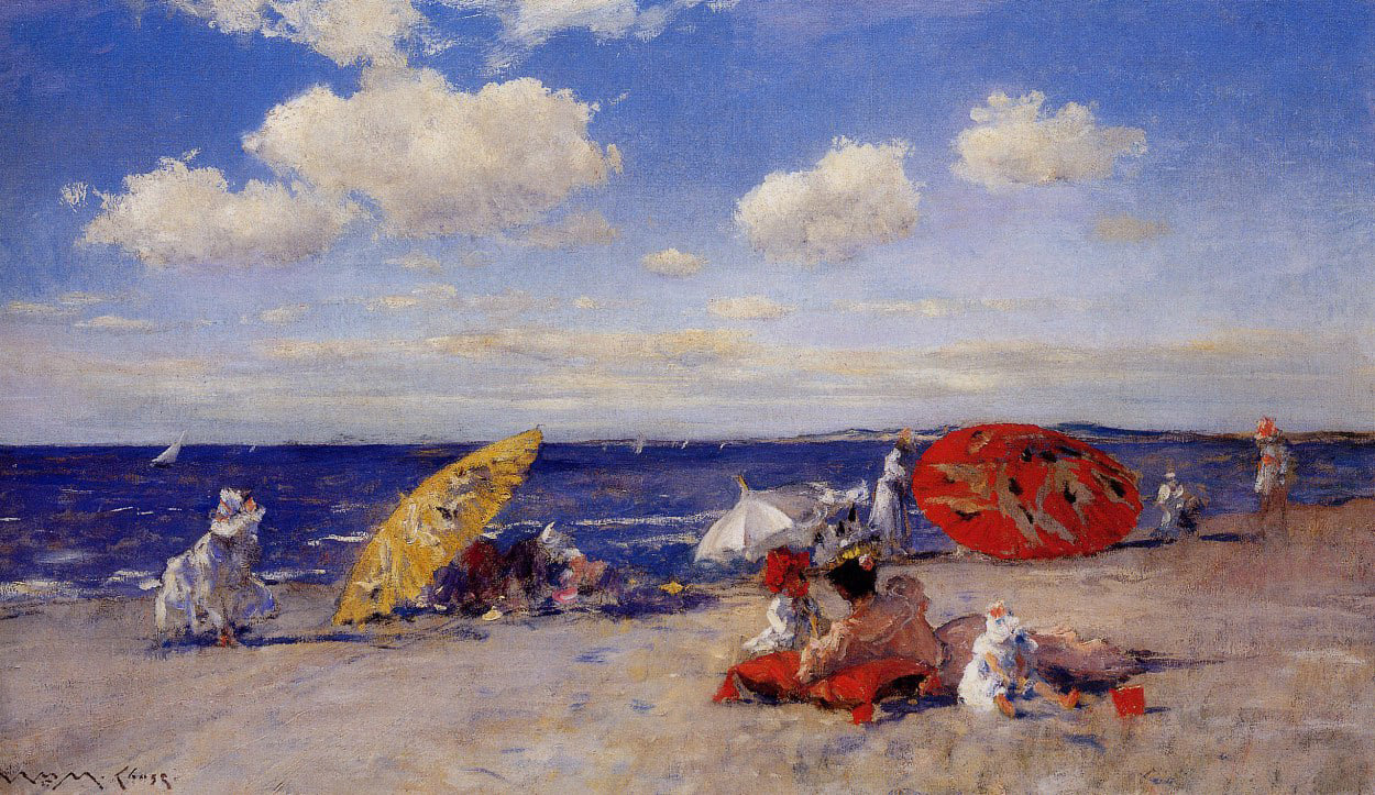 Уильям Меррит Чейз. На морском берегу. 1892