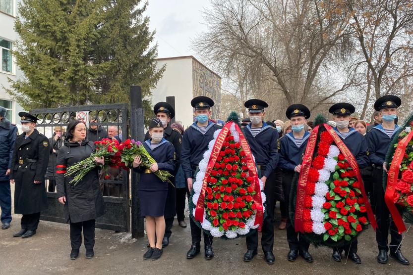 Церемония прощания с Арсением Воробьевым в Уфе