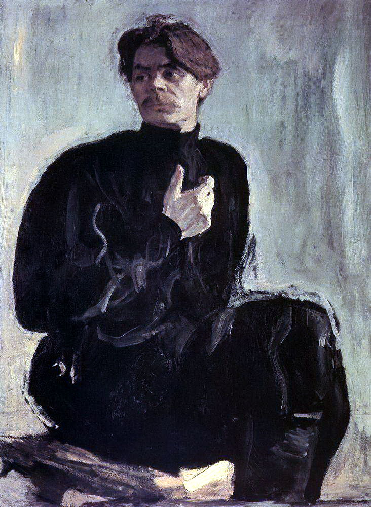 Валентин Серов. Портрет писателя А. М. Горького. 1905