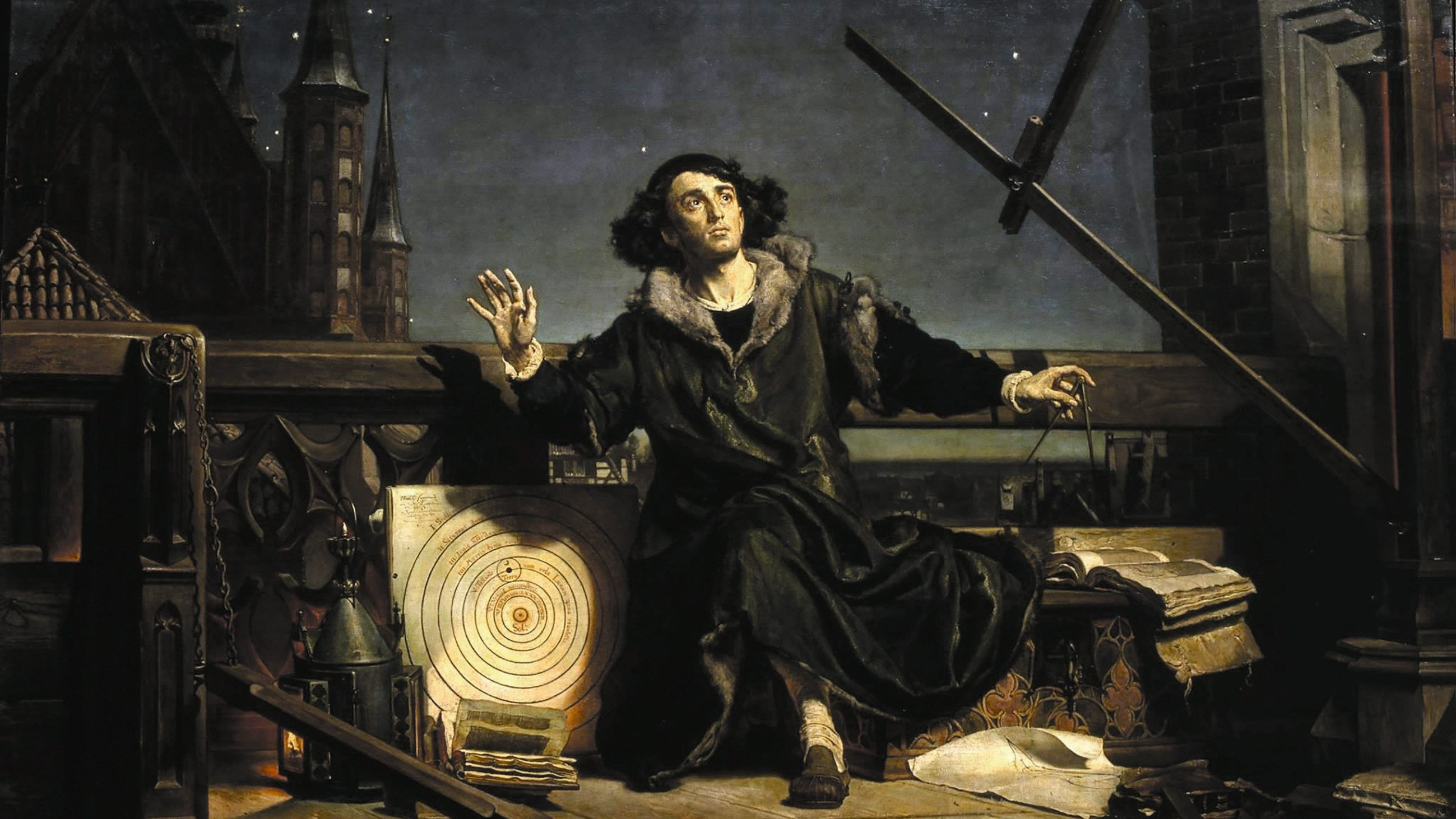Ян Матейко. Коперник. Беседа с Богом. (1873)