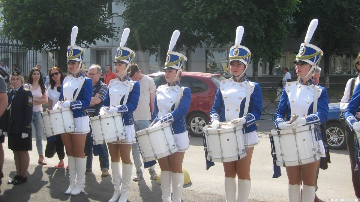 Открытие памятника Руалю Амундсену в Санкт-Петербурге. 18.06.2018 г.