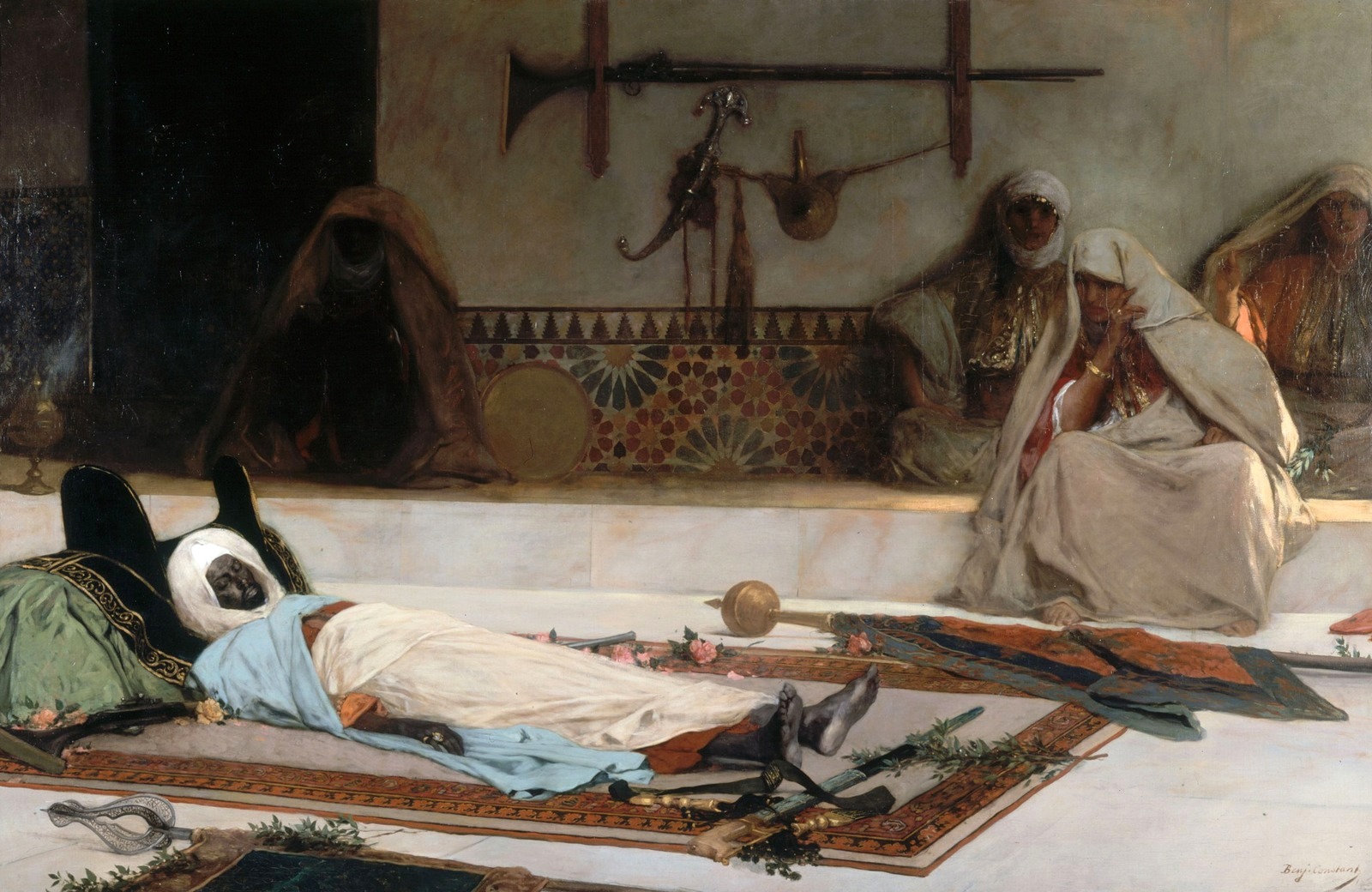 Жан-Жозеф Бенжамен-Констан. День похорон (Смерть эмира). 1889