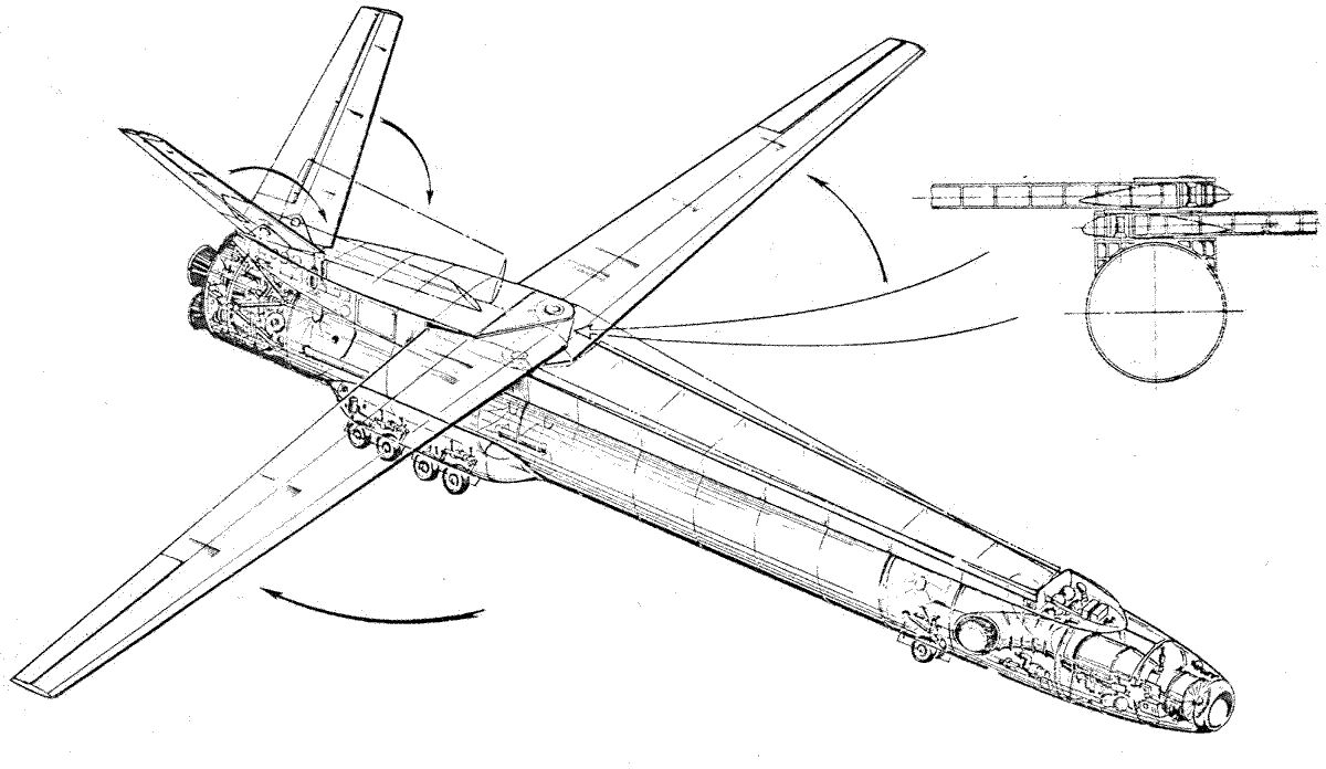 Механизм раскрытия крыльев крылатой ракеты