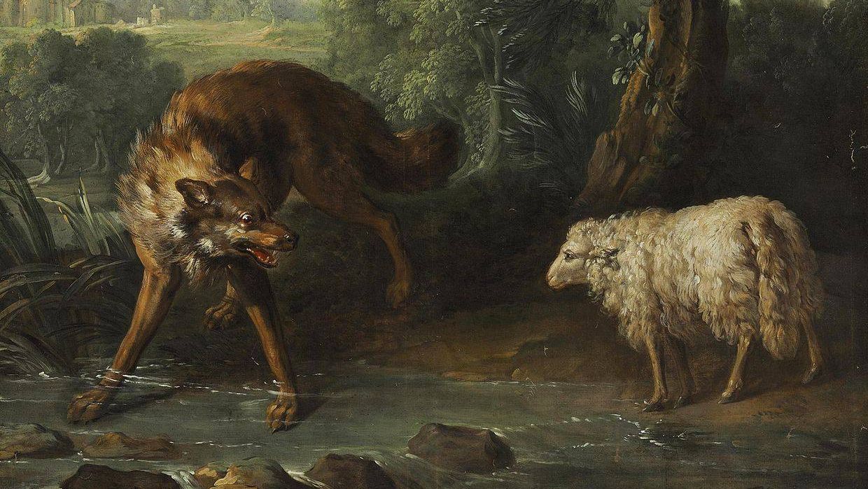 Жан-Батист Удри. Волк и ягненок. 1686-1755