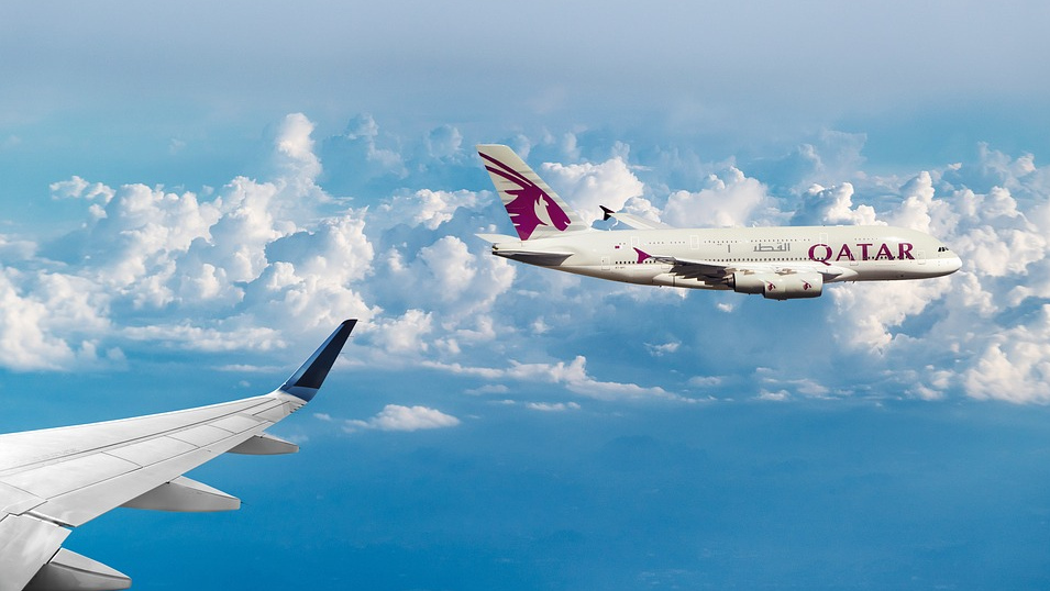 Самолет компании Qatar Airways
