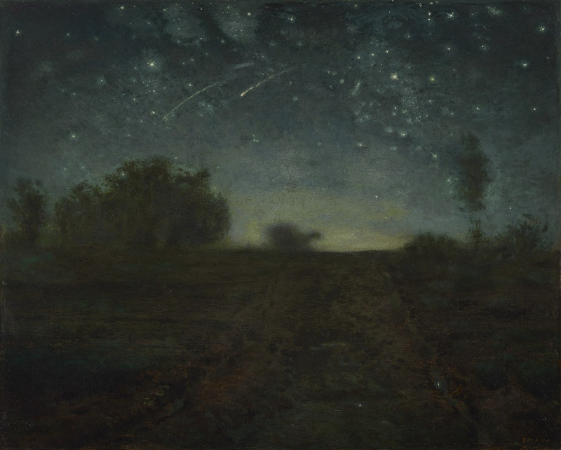 Жан-Франсуа Милле. Звездная ночь. 1850 — 1865