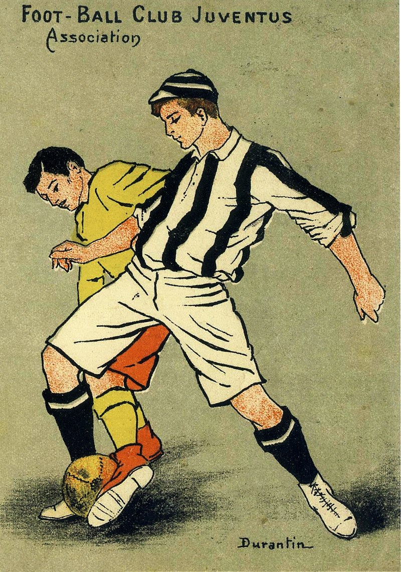 Доменико Дуранте (Дурантин). Футбольный плакат. 1903