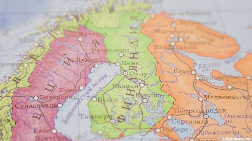 Скандинавия на карте мира