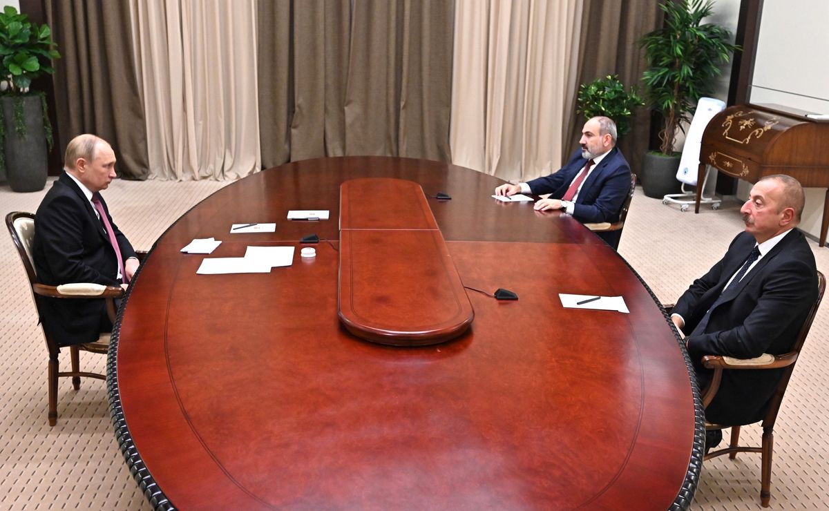 Переговоры Путина, Пашиняна и Алиева