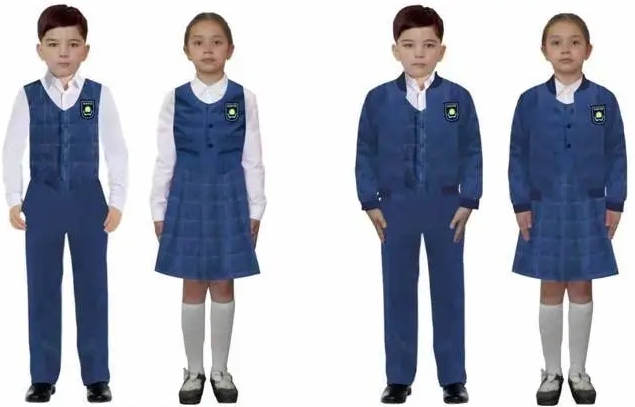 Летний и зимний варианты единой школьной формы для младшеклассников в Узбекистане