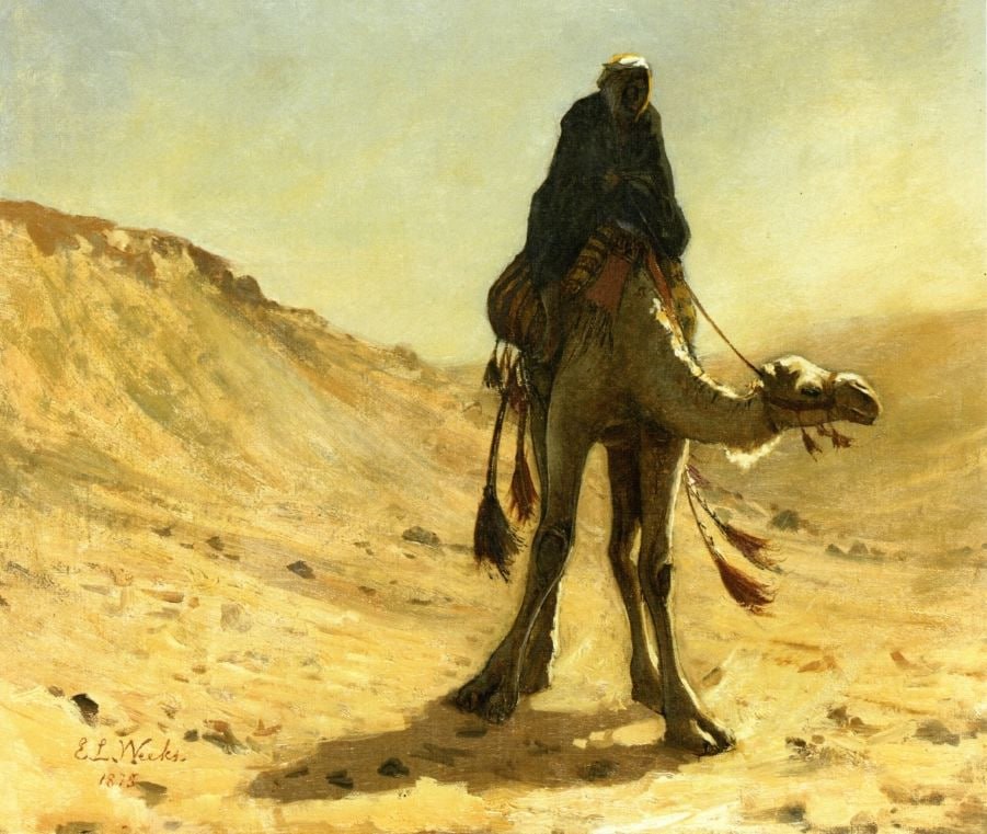 Эдвин Лорд Уикс. Всадник на верблюде. 1875