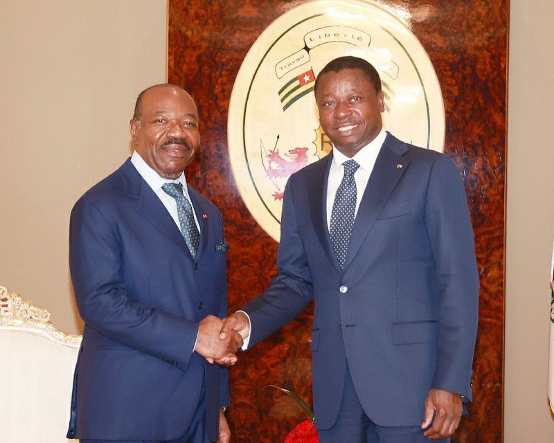 Президент Габона Али Бонго Ондимба и президент Того Фор Гнассингбе