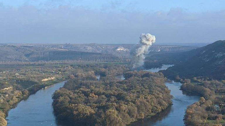 Взрыв на территории села Наславча Окницкого района Молдавии