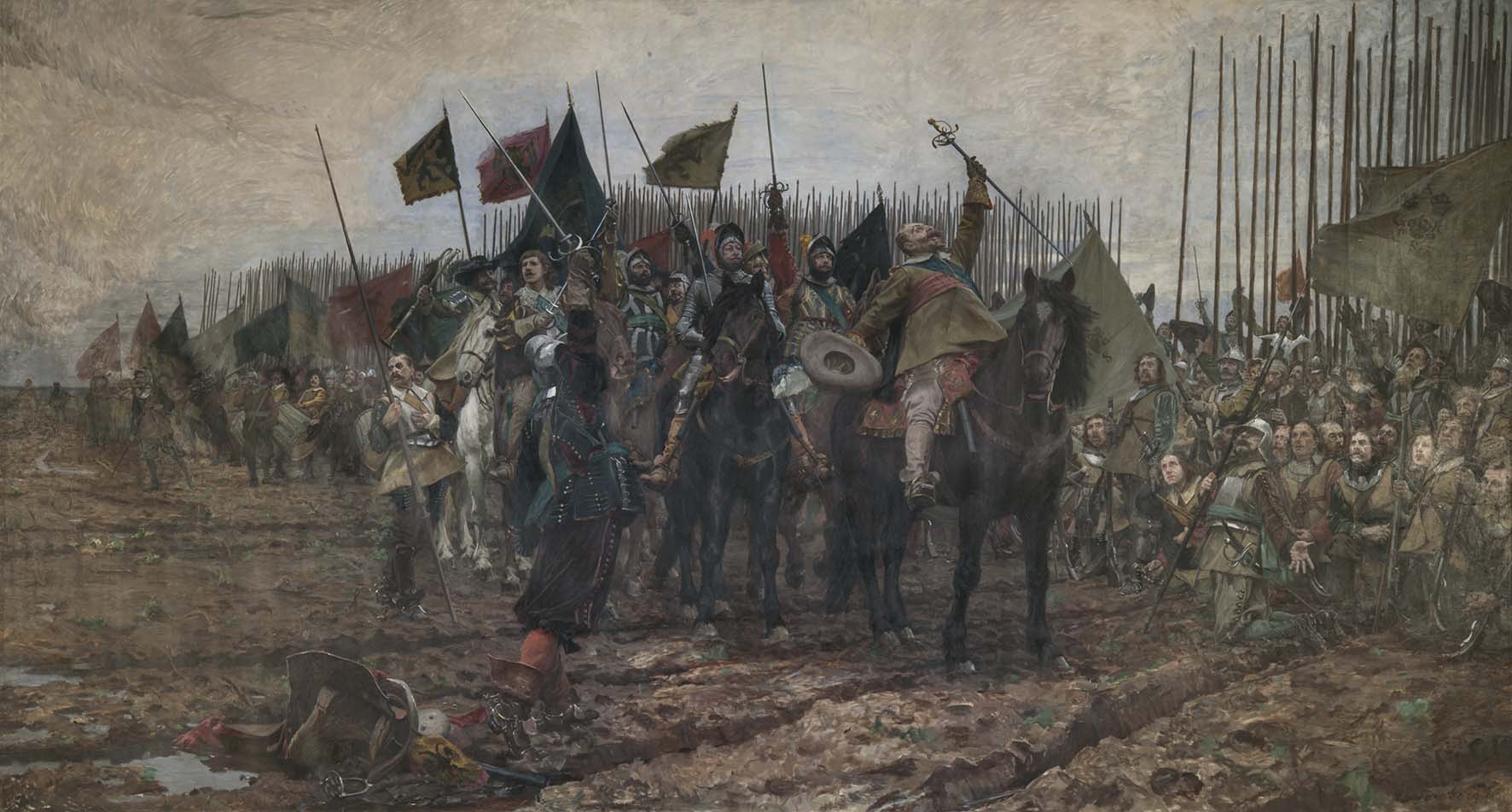 Нильс Форшберг. Густав II Адольф перед битвой при Лютцене (1632). 1900