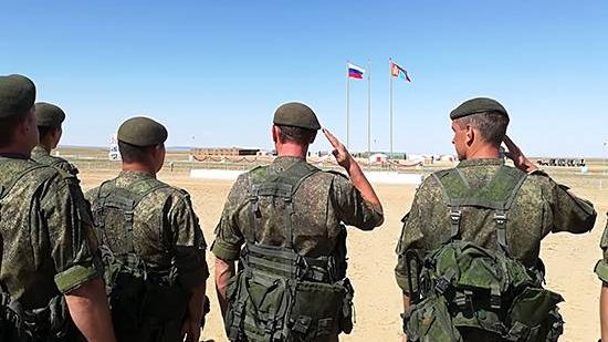 Военнослужащие РФ и Монголии
