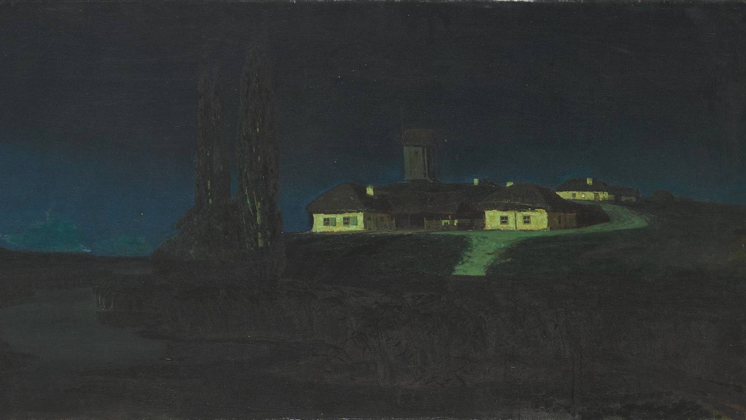 Архип Куинджи. Украинская ночь (фргамент). 1876