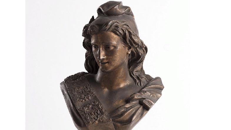 Скульптурное изображение Марианны, символа Франции