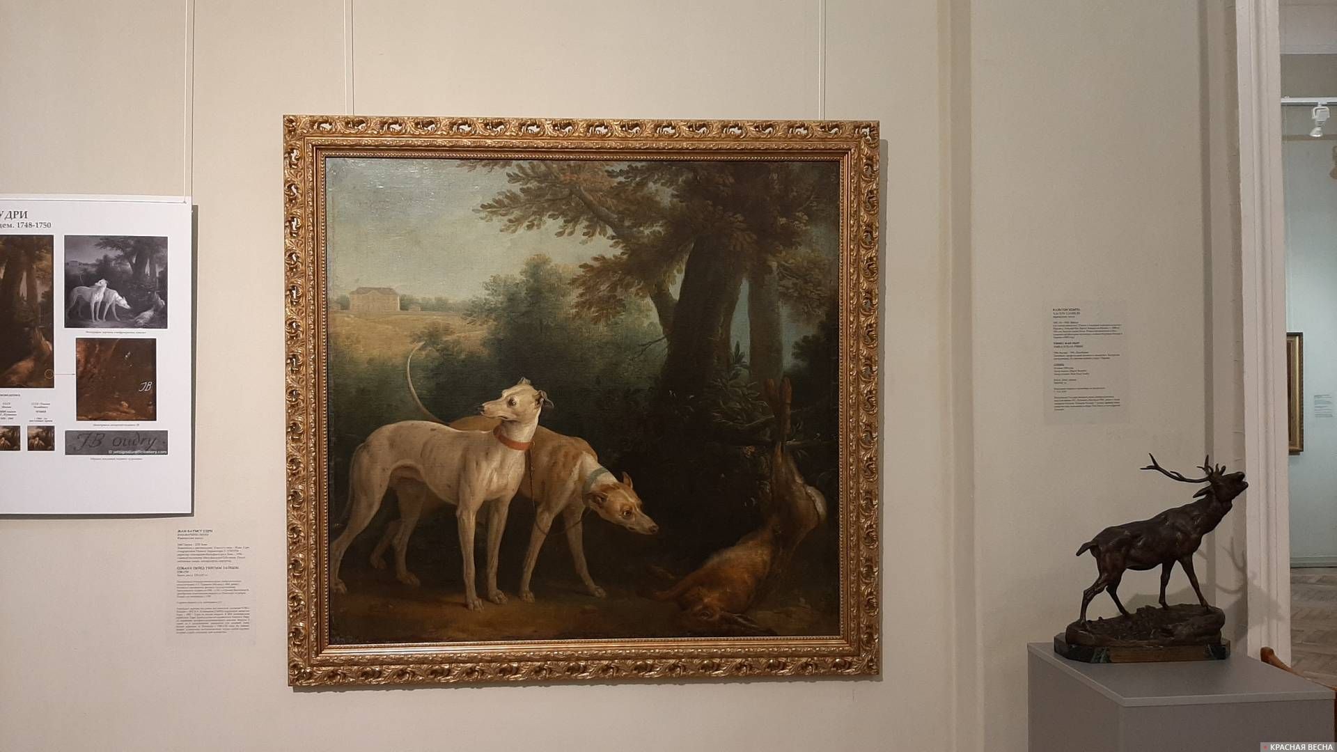 Картина Жана-Батиста Удри «Собаки перед убитым зайцем»