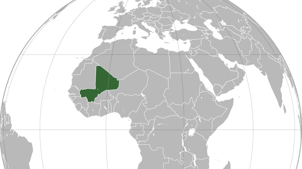 Мали на карте Мира