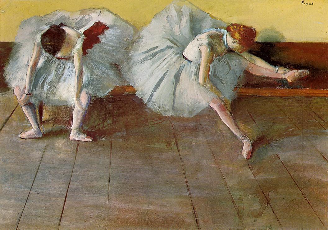 Эдгар Дега. Две балерины. 1879