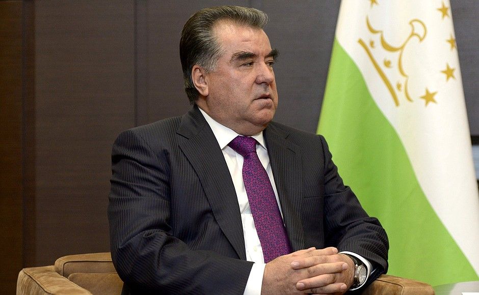 Встреча с Президентом Таджикистана Эмомали Рахмоном  Президент России