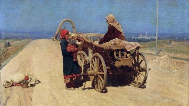 Николай Касаткин. Переселенцы. 1881