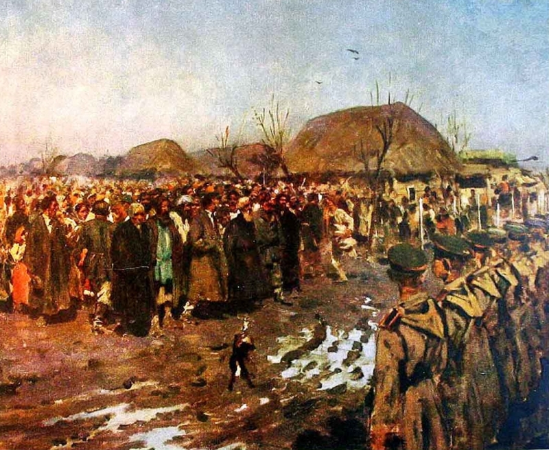 Сергей Иванов. Бунт в деревне. 1889