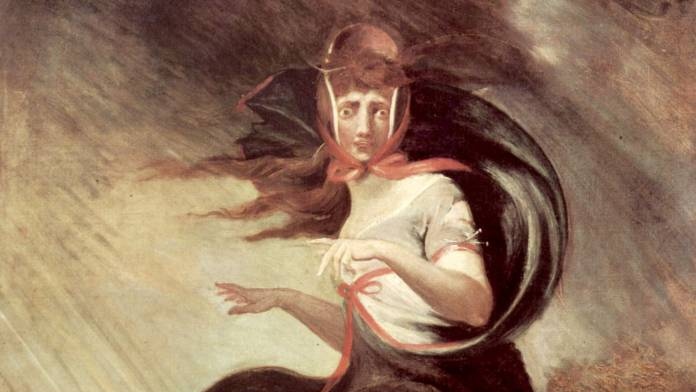 Иоганн Генрих Фюссли. Безумная Кейт (фрагмент). 1806-1807