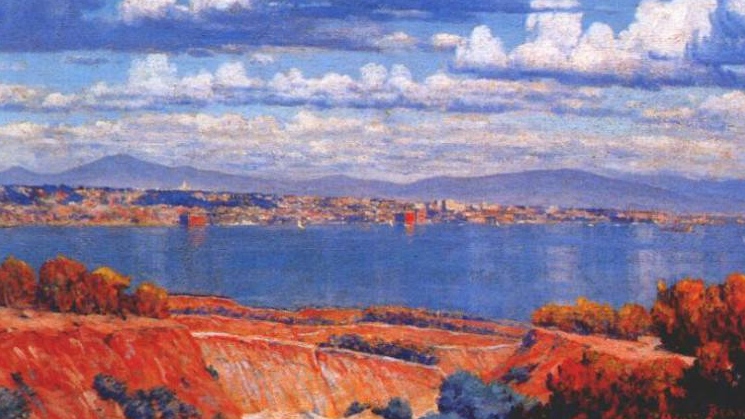 Морис Браун. Залив и город Сан-Диего. 1910