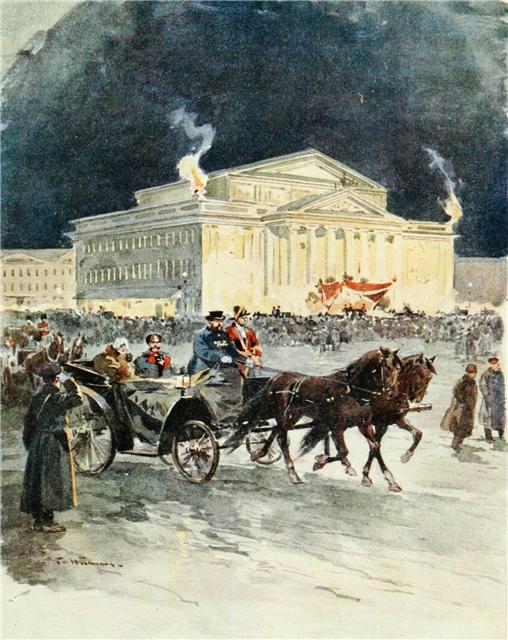 Фредерик де Ханен. Имперский Оперный Театр после Гала-Представления 1912
