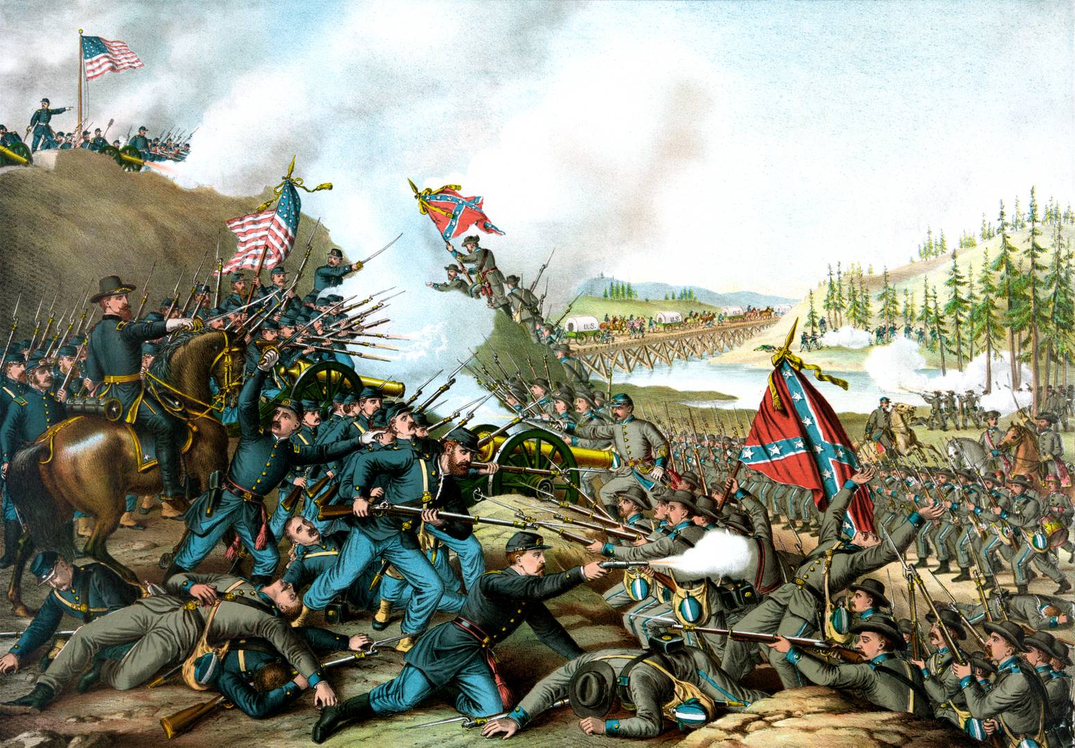 Курц и Эллисон. Битва за Франклин. 30 ноября 1864