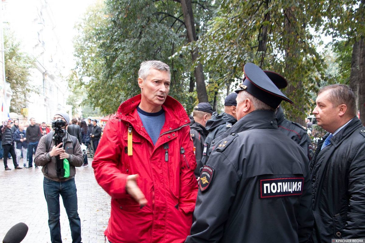 Евгений Ройзман на митинге 9 сентября в Екатеринбурге