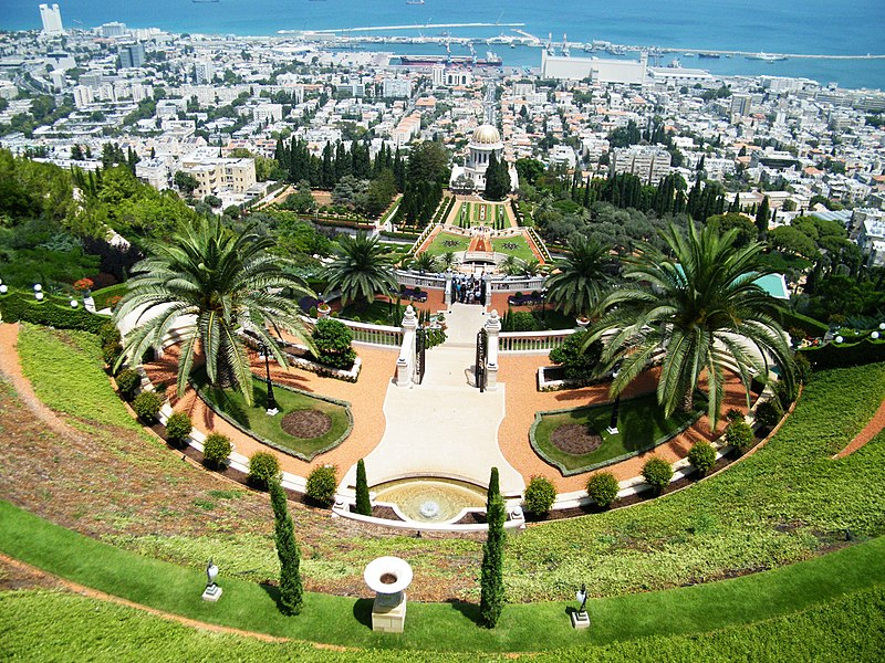 Храм бахаи и сады в Хайфе, Израиль