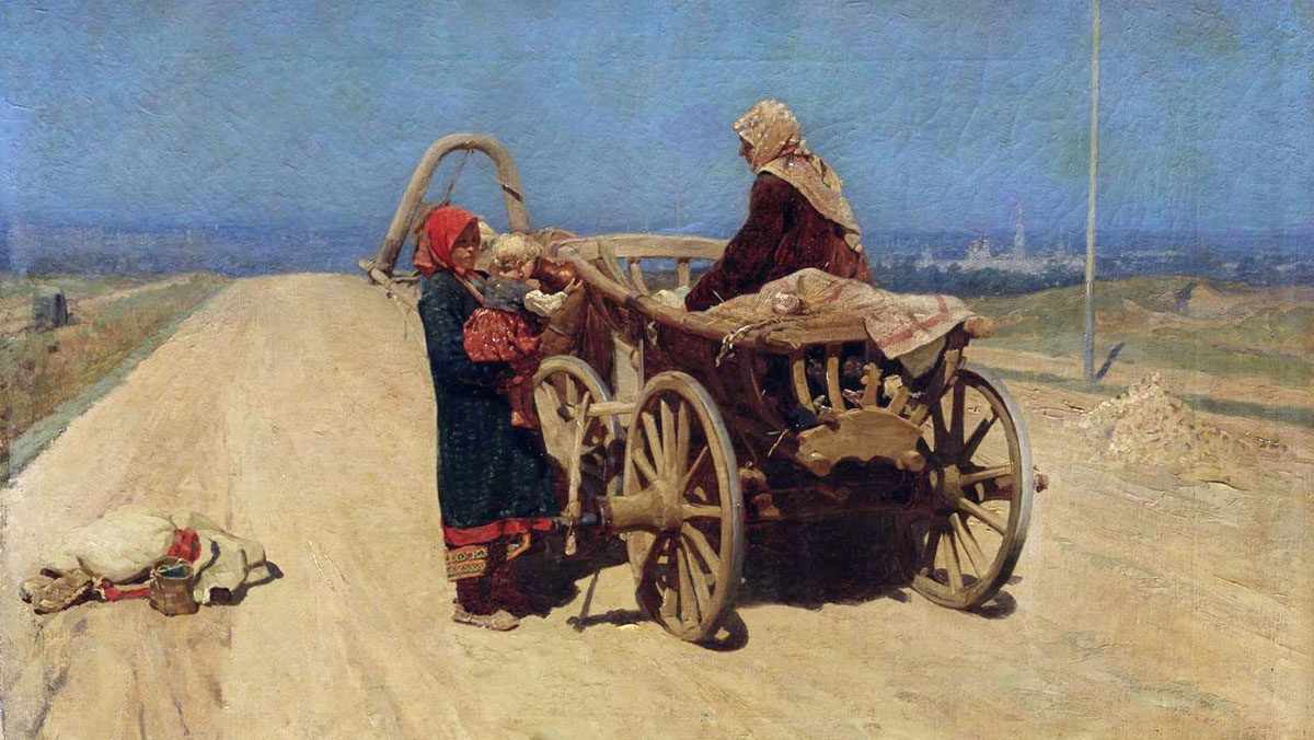 Николай Алексеевич Касаткин. Переселенцы. 1881